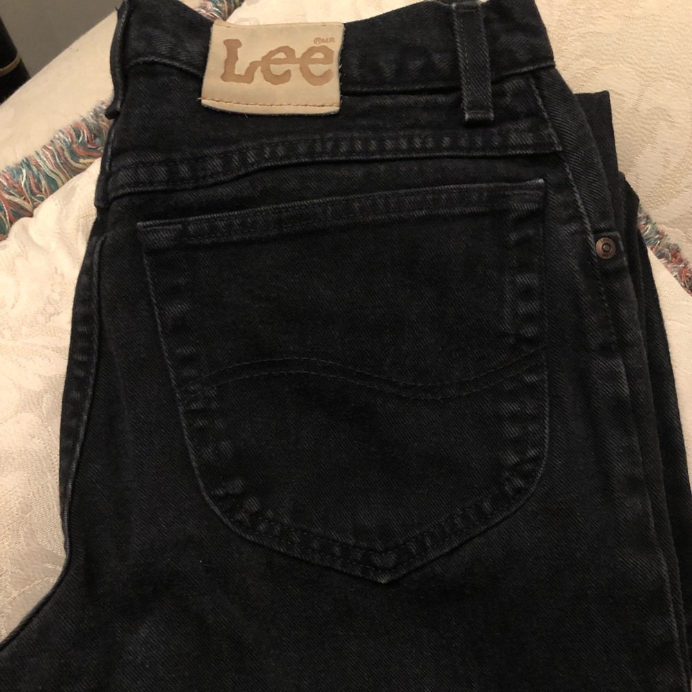 Men’s Black Denim Lee Jeans